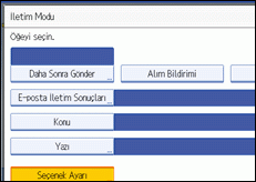 İşlem paneli ekran çizimi