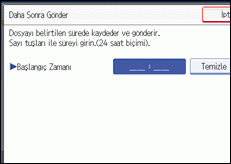 İşlem paneli ekran çizimi