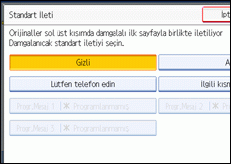 İşlem paneli ekran çizimi
