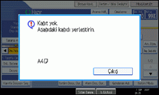 ��lem paneli ekran &ccedil;izimi