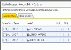 İşlem paneli ekran çizimi
