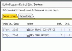 İşlem paneli ekran çizimi
