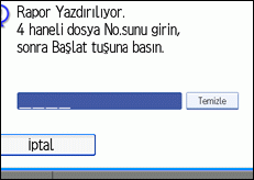 İşlem paneli ekran çizimi
