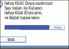 ��lem paneli ekran &ccedil;izimi
