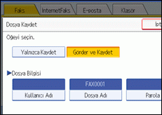 İşlem paneli ekran çizimi