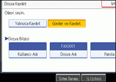 İşlem paneli ekran çizimi