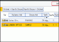 İşlem paneli ekran çizimi