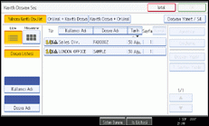 İşlem paneli ekran çizimi