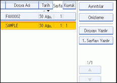 İşlem paneli ekran çizimi