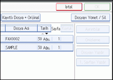 İşlem paneli ekran çizimi
