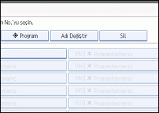İşlem paneli ekran çizimi