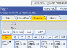 ��lem paneli ekran &ccedil;izimi