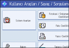 İşlem paneli ekran çizimi