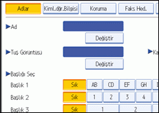 İşlem paneli ekran çizimi