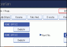 İşlem paneli ekran çizimi