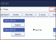 İşlem paneli ekran çizimi