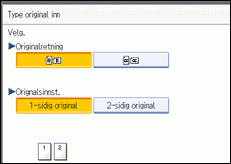 Illustrasjon over kontrollpanelet