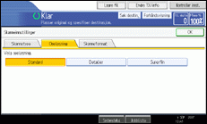 Illustrasjon over kontrollpanelet