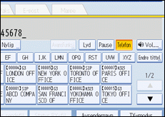 Illustrasjon over kontrollpanelet