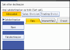Illustrasjon over kontrollpanelet