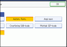 Illustrasjon over kontrollpanelet
