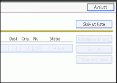 Illustrasjon over kontrollpanelet