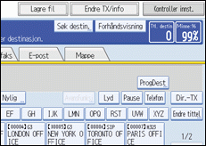 Illustrasjon over kontrollpanelet