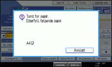 Illustrasjon over kontrollpanelet