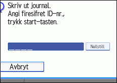 Illustrasjon over kontrollpanelet