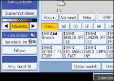 Illustrasjon over kontrollpanelet