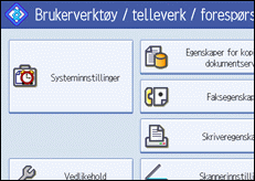Illustrasjon brukerskjermbilde