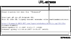 Illustrasjon av en e-post