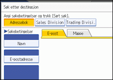 Illustrasjon betjeningspanel