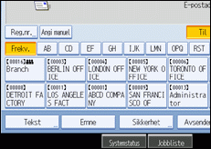 Illustrasjon betjeningspanel