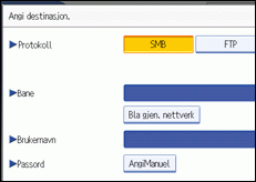 Illustrasjon betjeningspanel