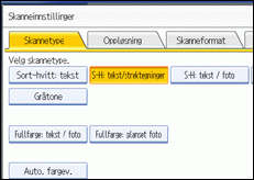 Illustrasjon betjeningspanel