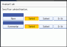 Illustrasjon betjeningspanel