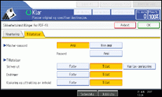 Illustrasjon betjeningspanel