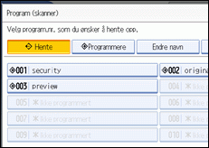 Illustrasjon betjeningspanel
