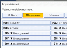Illustrasjon betjeningspanel