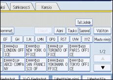 Käyttöpaneelin näyttö