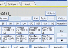 Käyttöpaneelin näyttö