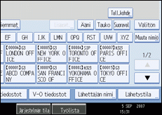 Käyttöpaneelin näyttö
