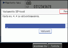 Käyttöpaneelin näyttö