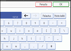 Käyttöpaneelin näyttö