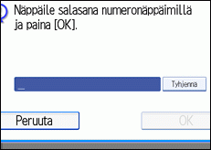 Käyttöpaneelin näyttö