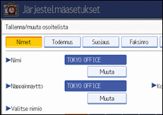Käyttöpaneelin näyttö