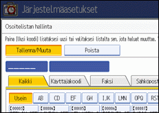 Käyttöpaneelin näyttö