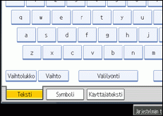Käyttöpaneelin näyttö