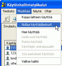 Kuva sovellusnäytöstä